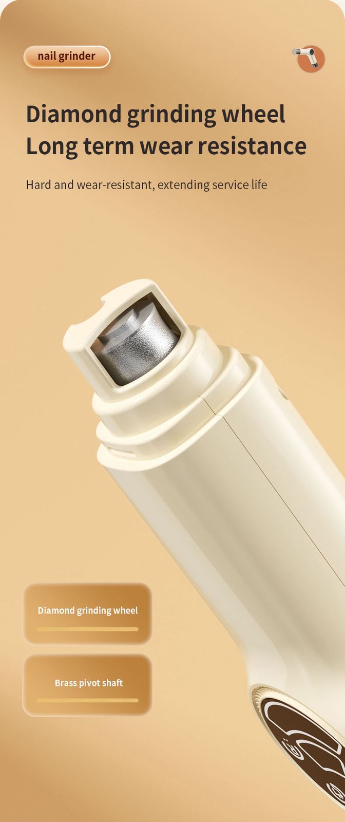 Rechargeable Pet Nail Grinder & Trimmer with LED light